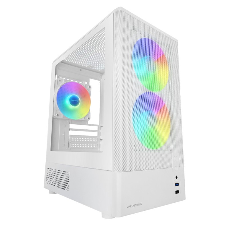 Mars Gaming MC-ONYXW Mini Tower Blanco