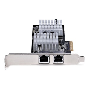 StarTech.com Tarjeta PCI Express Adaptadora de Red Ethernet de 2 Puertos RJ45 - Tarjeta de Red para Servidores o PCs - con