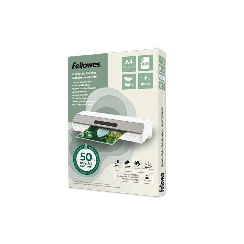 Fellowes 100142987 plastificador 100 pieza(s)