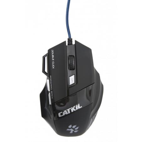 Alpha ratón Juego Ambidextro USB tipo A Óptico 2400 DPI