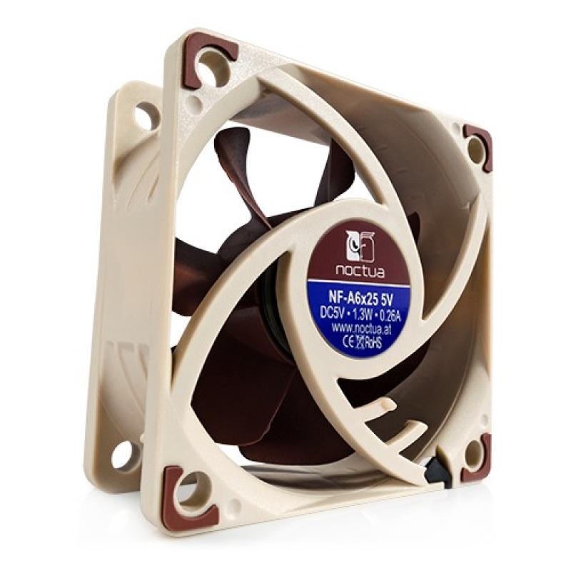 NF A6x25 5V Carcasa del ordenador Ventilador 6 cm Blanco