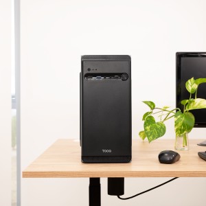 TooQ Caja Minitorre Micro-ATX “DODEKA ULTRA” Negra