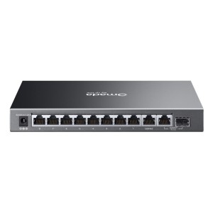 TP-Link Omada ES210GP switch Gestionado L2 Gigabit Ethernet (10 100 1000) Energía sobre Ethernet (PoE) DIN rail Negro
