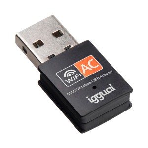 iggual Adaptador USB Wifi 600 Mbps dual 2.4G 5G
