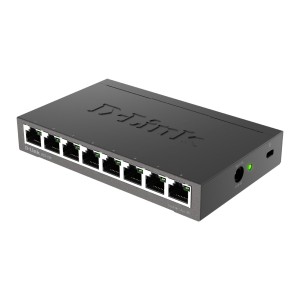 D-Link DGS-108 switch No administrado L2 Gigabit Ethernet (10 100 1000) Escritorio Negro