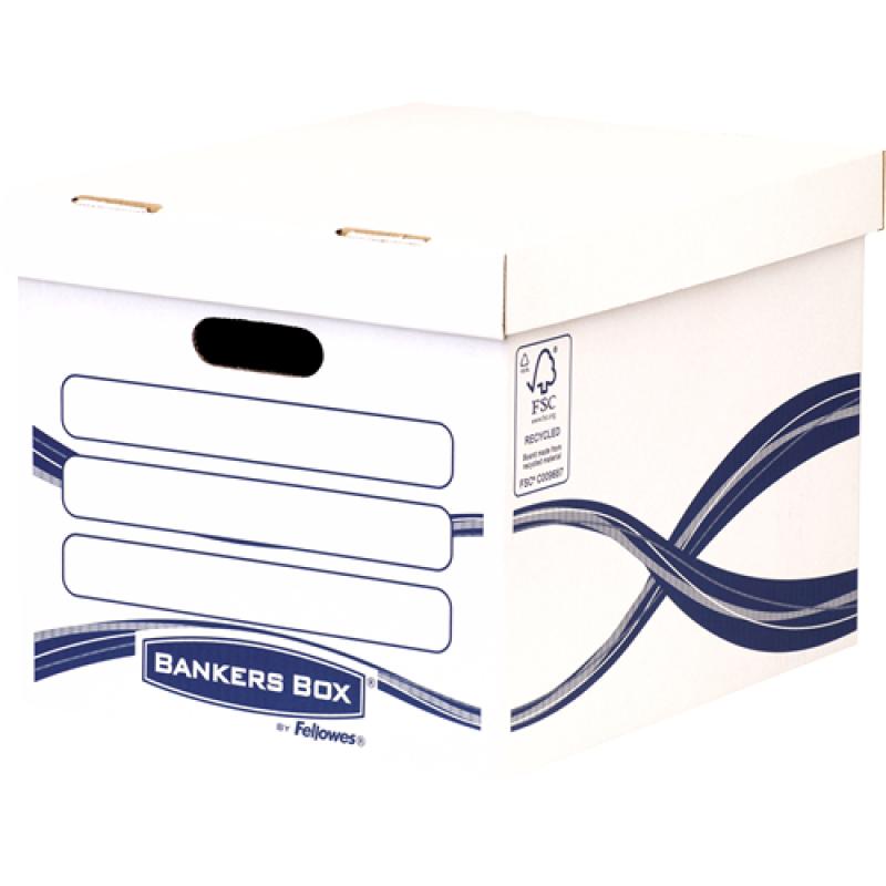 4460801 caja de almacenaje Rectangular Papel Azul, Blanco 4460801 - 1 unidad