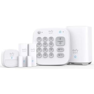 Security 5 piezas Smart Home Set, sistema de seguridad inteligente para el hogar, con cerradura de puerta, sensor de movimiento,