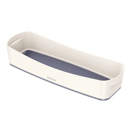 Leitz MyBox Bandeja de almacenamiento Rectangular Plástico Gris, Blanco