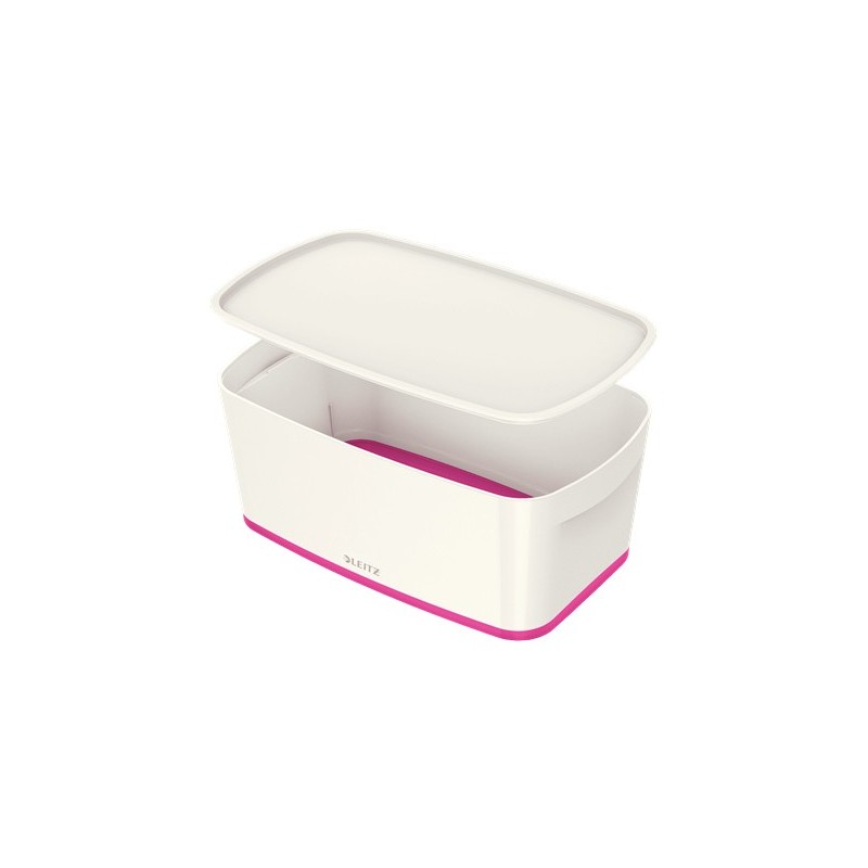 Leitz MyBox Bandeja de almacenamiento Rectangular Plástico Rosa, Blanco