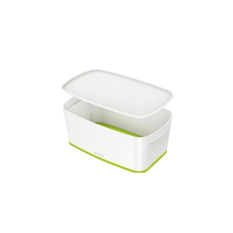 Leitz 52291054 caja de almacenaje Rectangular Plástico Verde, Blanco