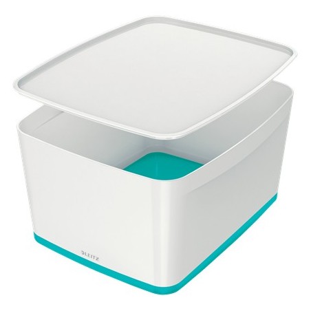 Leitz 52161051 caja de almacenaje Rectangular Plástico Azul, Blanco