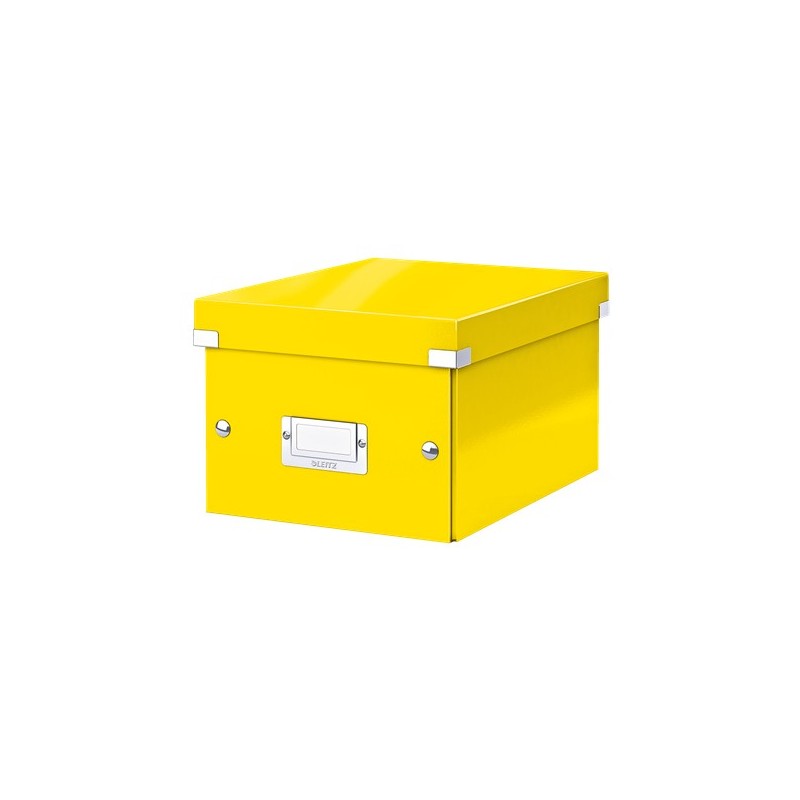 Leitz Click & Store WOW Caja de almacenaje Rectangular Caja de cartón Amarillo