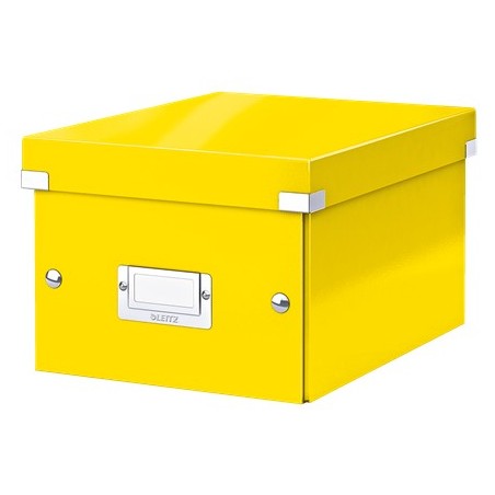 Leitz Click & Store WOW Caja de almacenaje Rectangular Caja de cartón Amarillo
