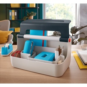 Leitz 61250089 caja de almacenaje Otro ABS sintéticos Gris, Blanco