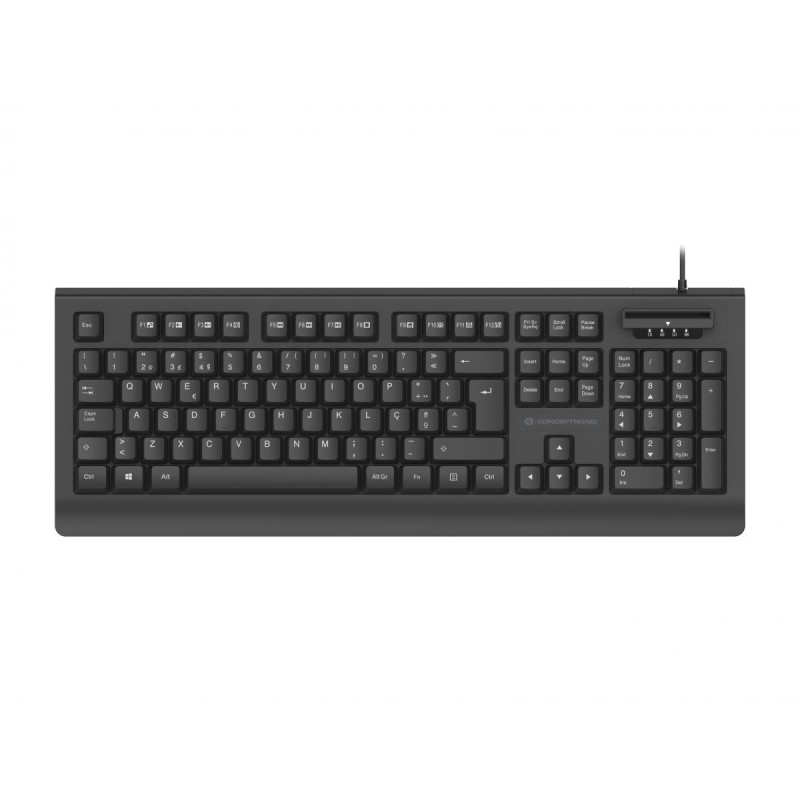 Conceptronic KAYNE01ES teclado Oficina USB QWERTY Español Negro