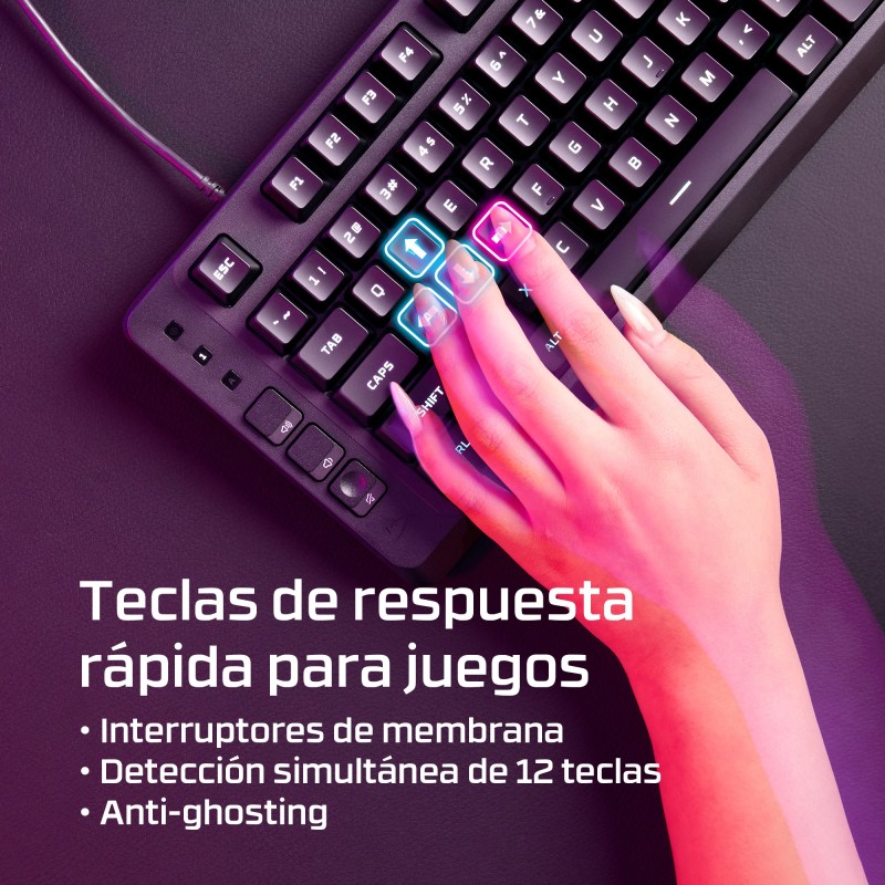 HyperX Eve 1800  teclado gaming