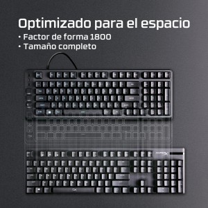 HyperX Eve 1800  teclado gaming