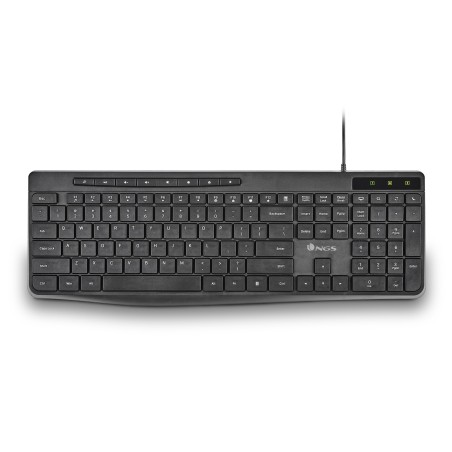NGS SPECTRA (QUERTY, ES) teclado Hogar   Oficina USB QWERTY Español Negro