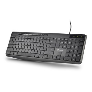 NGS SPECTRA (QUERTY, ES) teclado Hogar   Oficina USB QWERTY Español Negro