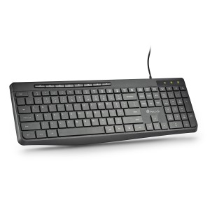 NGS SPECTRA (QUERTY, ES) teclado Hogar   Oficina USB QWERTY Español Negro