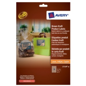Brown Kraft Product Labels Marrón