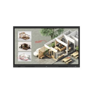 LG CreateBoard Standard pizarra blanca interactiva 139,7 cm (55") 3840 x 2160 Pixeles Pantalla táctil Negro