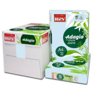 PAQUETE 500 HOJAS PAPEL A4 80GR. AZUL PALIDO ADAGIO 156224