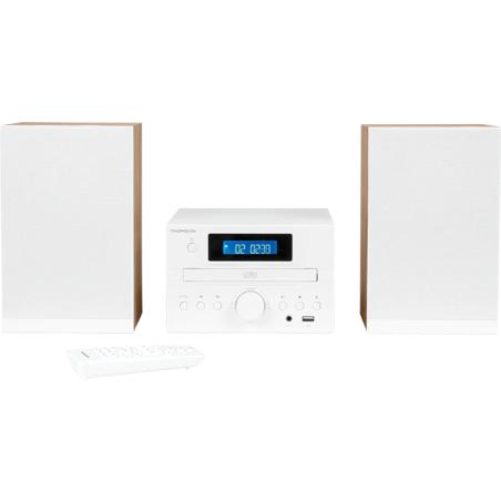 MIC122BT Microcadena de música para uso doméstico 10 W Negro, Plata