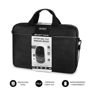 Maletín con Ratón Select Pack Wireless Mouse USB + Laptop bag 15,6"