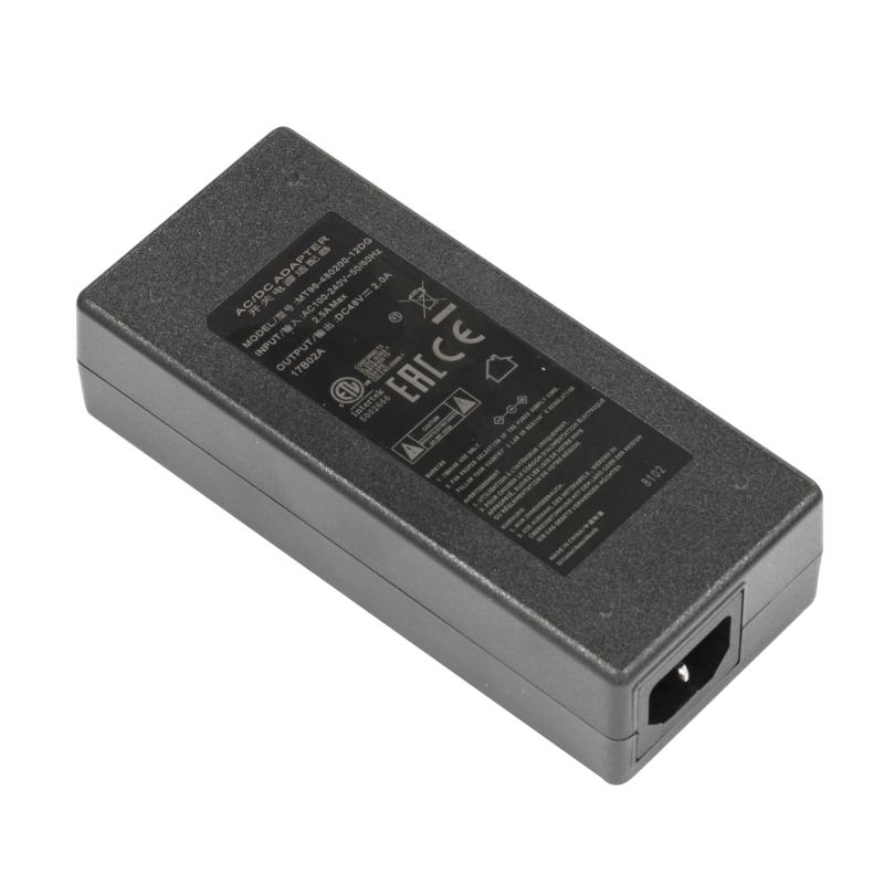 48V2A96W adaptador e inversor de corriente Interior 96 W Negro