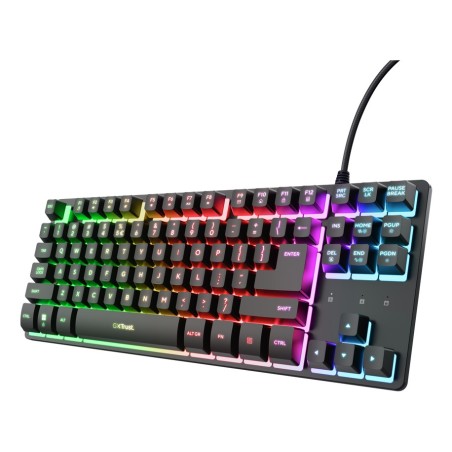 Trust GXT 833 Thado TKL teclado Juego USB QWERTY Español Negro