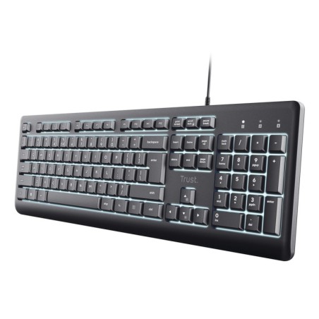 Trust Primo Beleuchtete teclado Hogar   Oficina USB QWERTY Español Negro