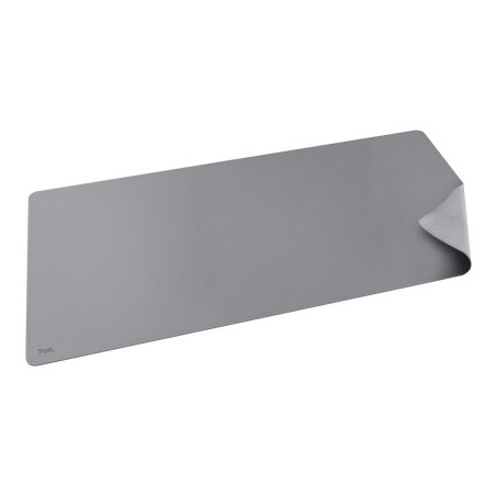 Trust Benya XXL protector de escritorio Cloruro de polivinilo (PVC) Gris