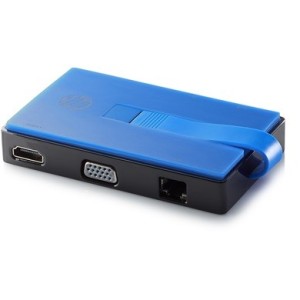 HP USB-A Travel Dock for All notebook Alámbrico USB 3.2 Gen 1 (3.1 Gen 1) Type-A Negro