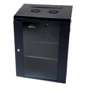 SH6618 18U Rack o bastidor independiente Negro