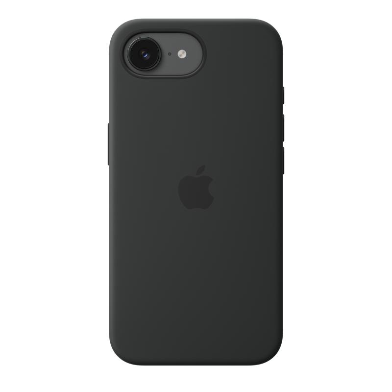 Funda de silicona con MagSafe para el iPhone 17e - Negro