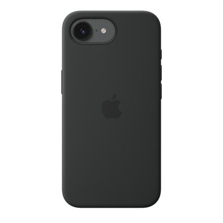 Funda de silicona con MagSafe para el iPhone 17e - Negro