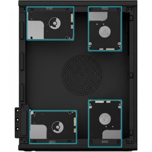 CoolBox CAJA MATX SLIM T100 USB-C 3.2 GEN1 FULL METAL S FTE + 1 VENT. 90MM