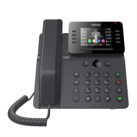 V64 teléfono IP Negro 12 líneas LCD Wifi