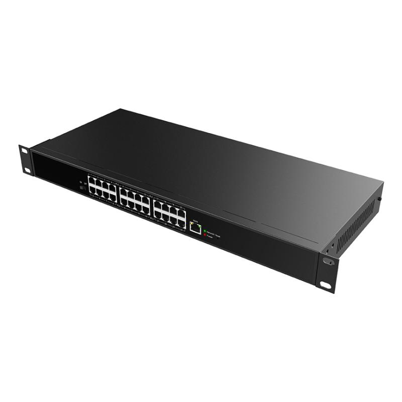 PN24 switch No administrado Fast Ethernet (10/100) Negro