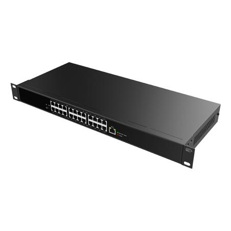 PN24 switch No administrado Fast Ethernet (10/100) Negro