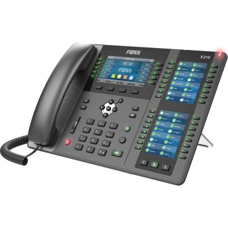 X210 V2 teléfono IP Negro 20 líneas LCD