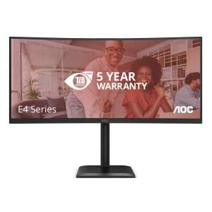 AOC E4 CU34E4CV pantalla para PC 86,4 cm (34") 3440 x 1440 Pixeles UltraWide Quad HD LCD Negro