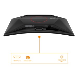 AOC G4 C32G42ZE pantalla para PC 80 cm (31.5") 1920 x 1080 Pixeles Full HD LED Negro, Rojo