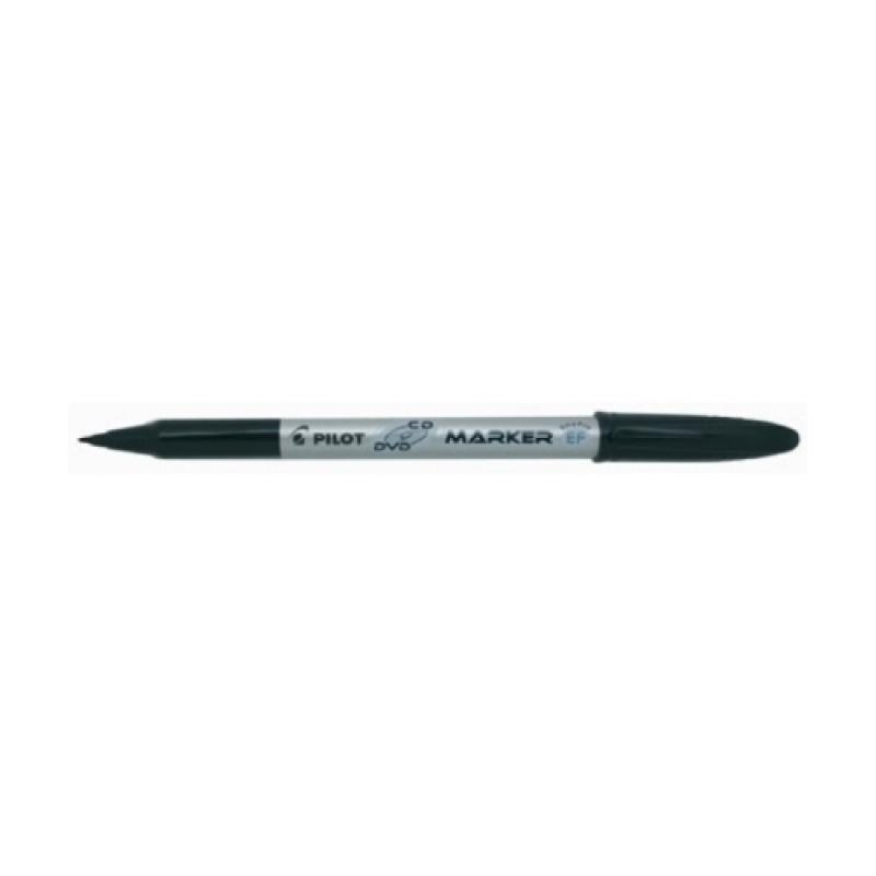 ROTUL.PILOT PERM.CD-MARKER NEGRO - Pack de 12 unidades