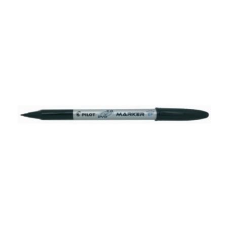 ROTUL.PILOT PERM.CD-MARKER NEGRO - Pack de 12 unidades