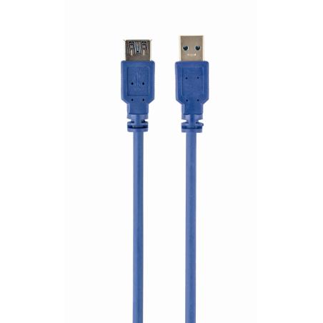 3m USB 3.0 A M/FM cable USB USB 3.2 Gen 1 (3.1 Gen 1) USB A Azul