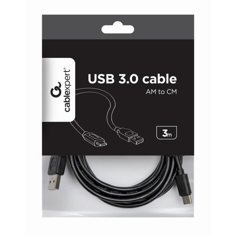 CCP-USB2-AMCM-10 cable USB USB 2.0 3 m USB A USB C Negro