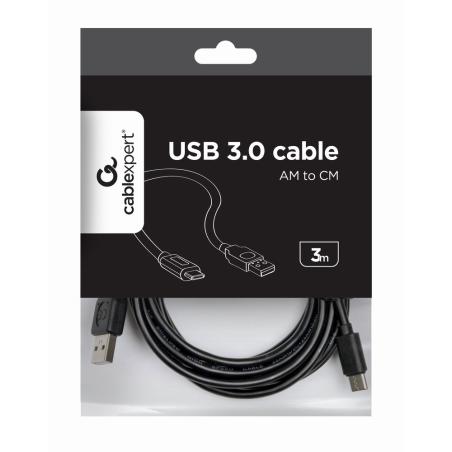 CCP-USB2-AMCM-10 cable USB USB 2.0 3 m USB A USB C Negro