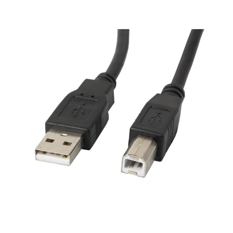 CA-USBA-11CC-0050-BK cable USB USB 2.0 5 m USB B Negro